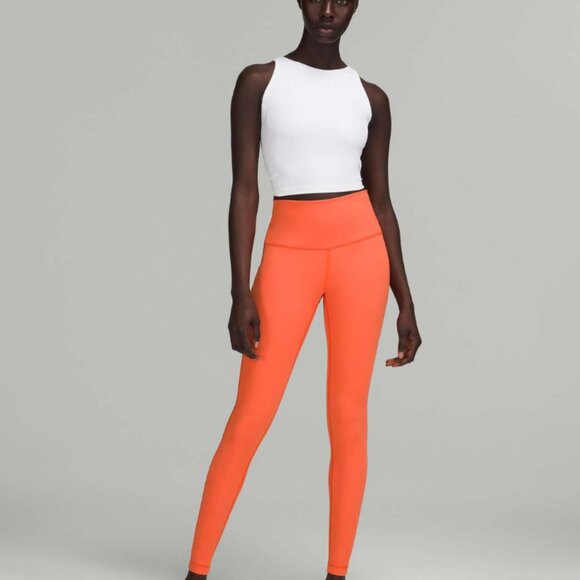 Lululemon Wunder Under High-Rise Tight 28" *Full-On Luxtreme Warm Coral Sz 4 - Picture 1 of 4